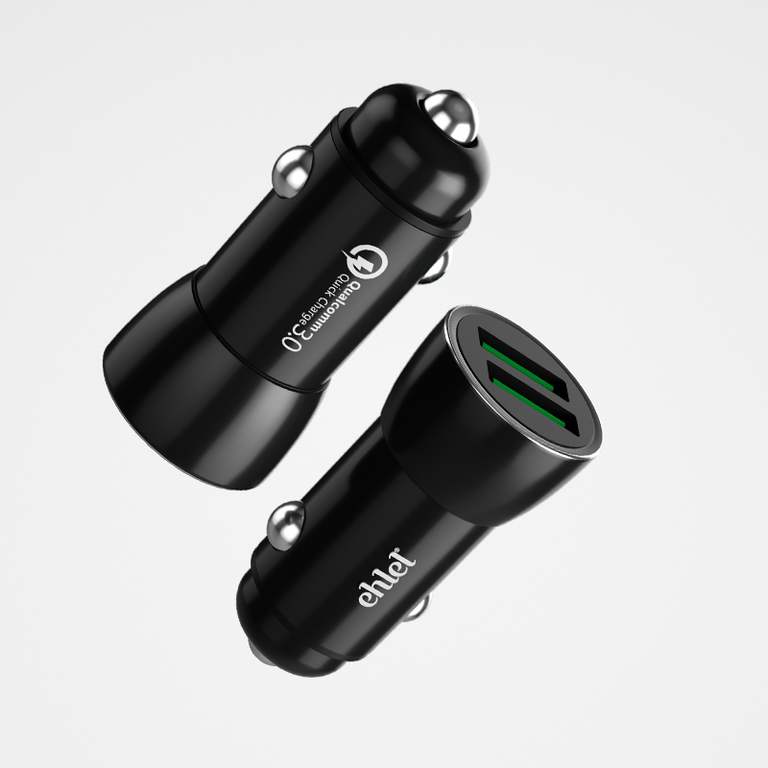 Car Adapter QC 3.0 - Rapid, Reliable Charging for Your Devices | Ehlel CA-01