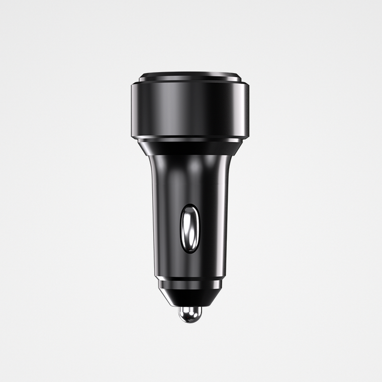 High-Power Car Charger – USB-A & Dual Type-C | Ehlel ECA21