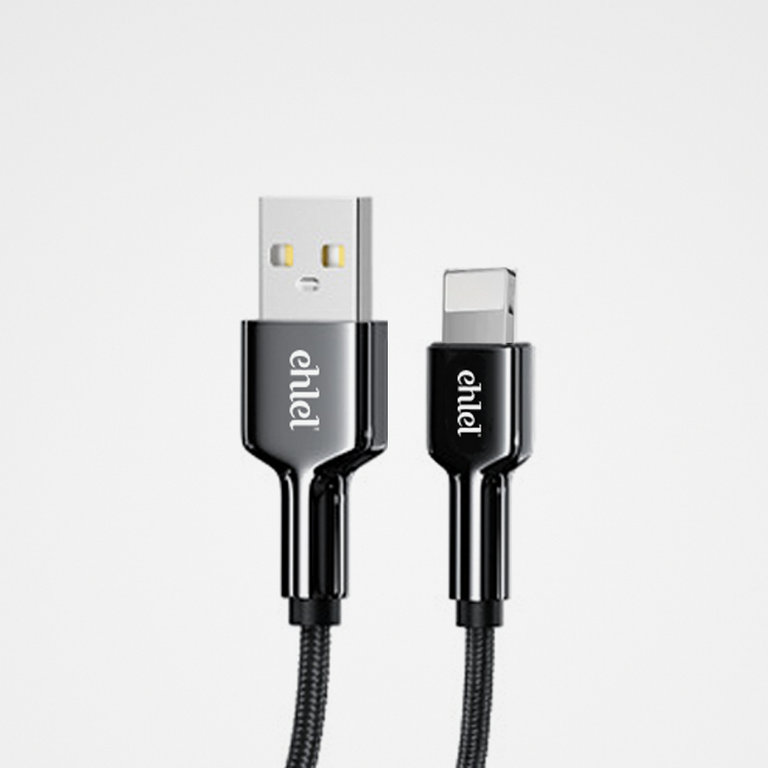 USB A to Lightning Cable, Lightning-Fast Power, Unmatched Durability (PD 200W Zinc Alloy) | Ehlel ECB13