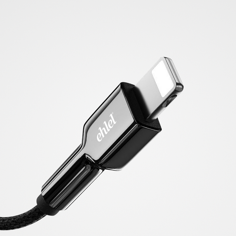 USB A to Lightning Cable, Lightning-Fast Power, Unmatched Durability (PD 200W Zinc Alloy) | Ehlel ECB13