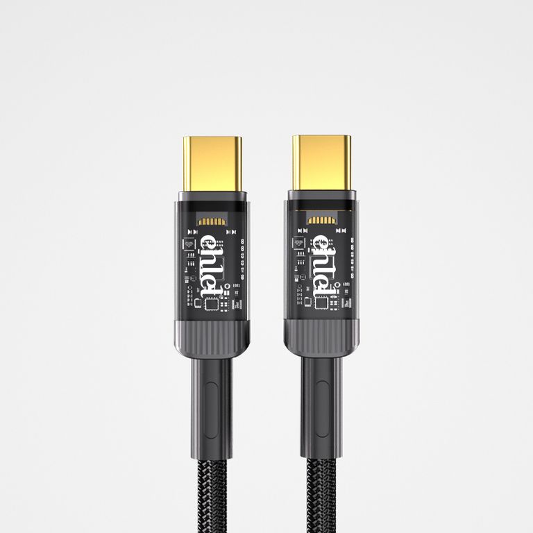 Fast Type-C to Lightning Cable – Transparent Heads | Ehlel ECH81