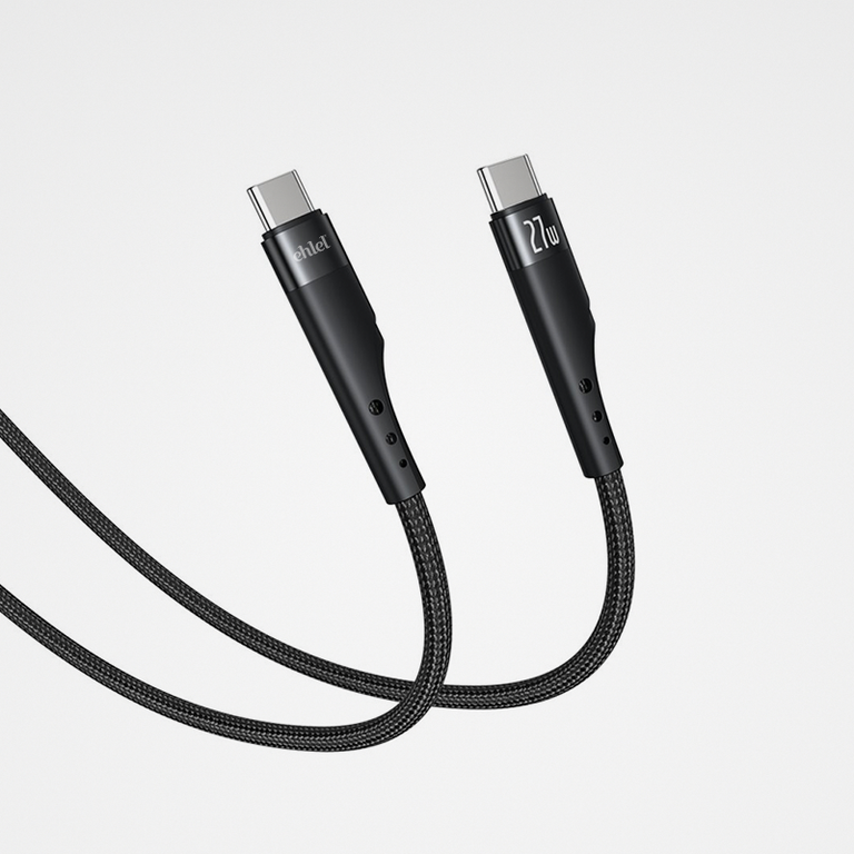 Dual Type-C PD 60W Fast Charging Cable - Double the Power, Double the Convenience (3m) | Ehlel ECH84