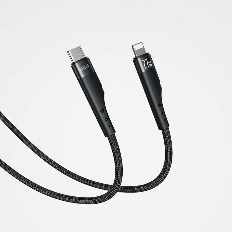 PD 27W Type-C to Lightning Cable - Sleek Design, Rapid Power Delivery | Ehlel ECH85