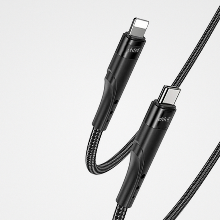 PD 27W Type-C to Lightning Cable - Sleek Design, Rapid Power Delivery | Ehlel ECH85