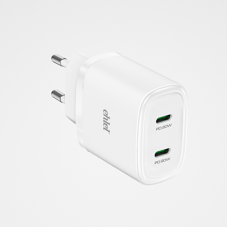 Fast Europe Charger with Type-C Cable | Ehlel ETR41