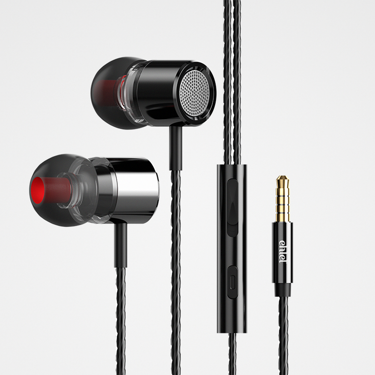 Bass Boosted Wired Earphones with Mic | Ehlel RE-01