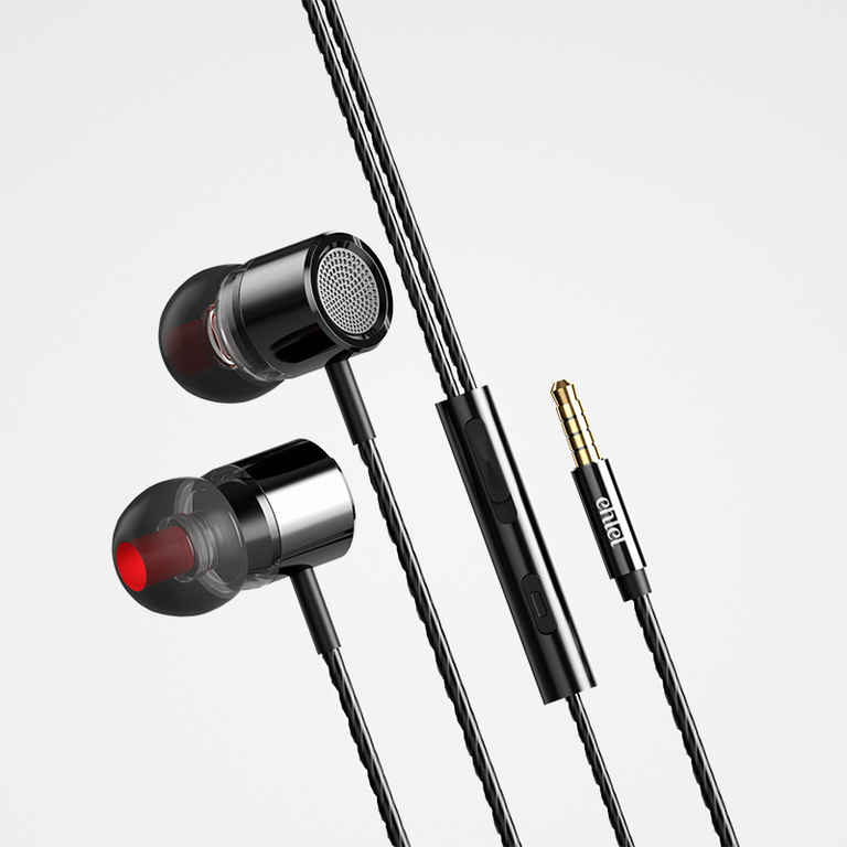 Bass Boosted Wired Earphones with Mic | Ehlel RE-01