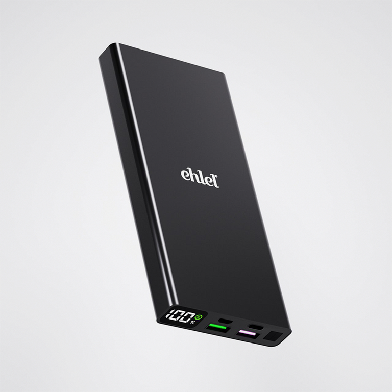 High-Capacity 20000mAh Voltage Powerbank – LCD Display | Ehlel PB-20