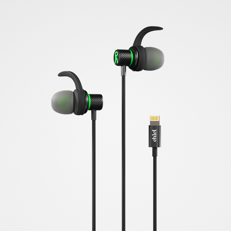 Pop-up Magnet Earphone, Crystal-Clear Sound, Lightning Corner | Ehlel SL-003