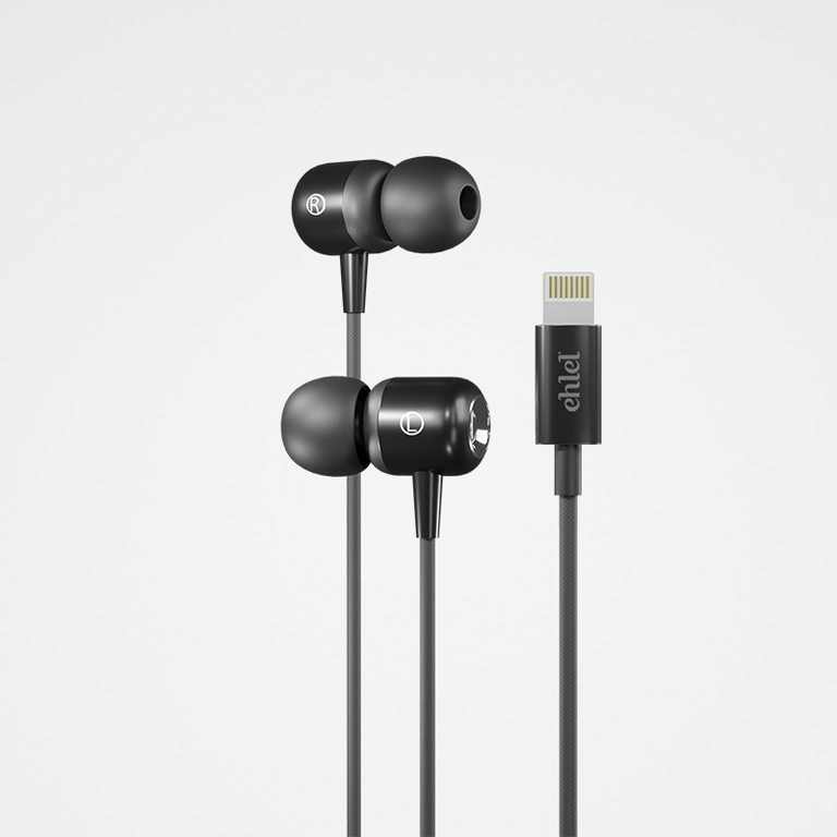 Silver Rings Earphone Lightning Corner Pop-up | Ehlel SL-203