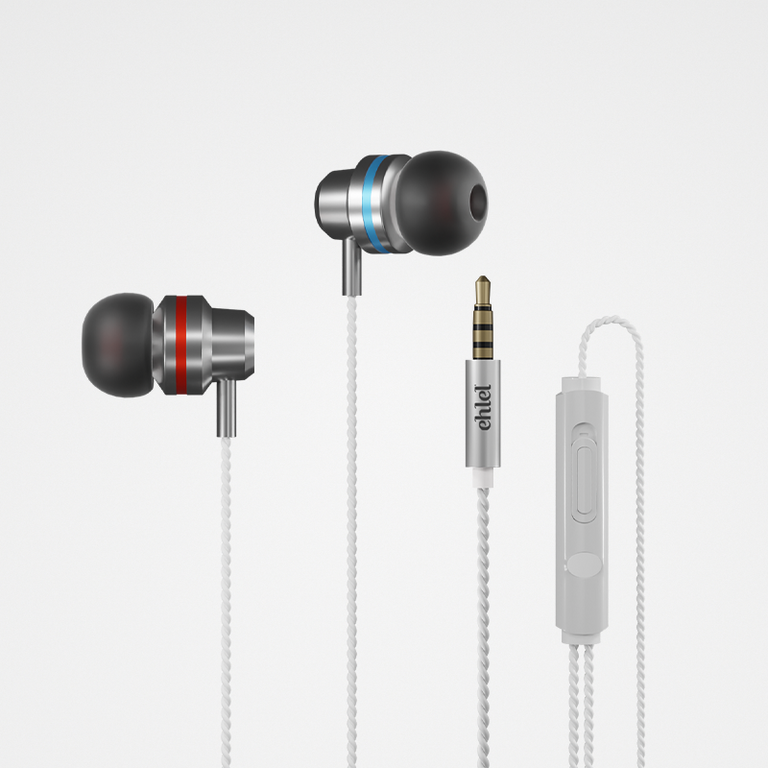 Comfort Earphones & Colorful Sound (3.5mm, Straight Design) | Ehlel SL-402
