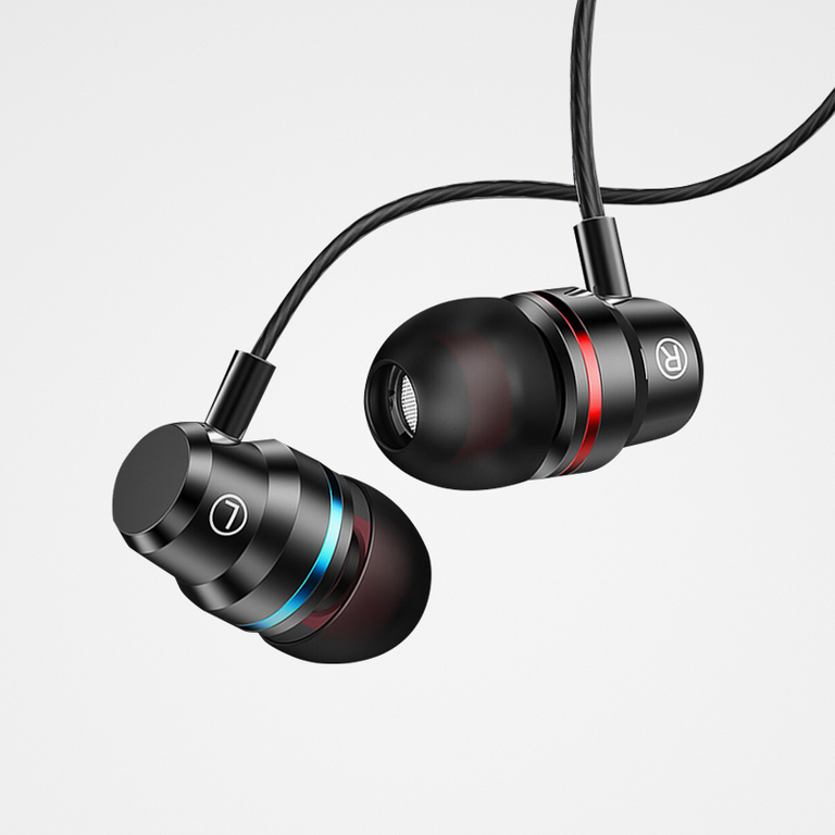 Comfort Earphones & Colorful Sound (3.5mm, Straight Design) | Ehlel SL-402