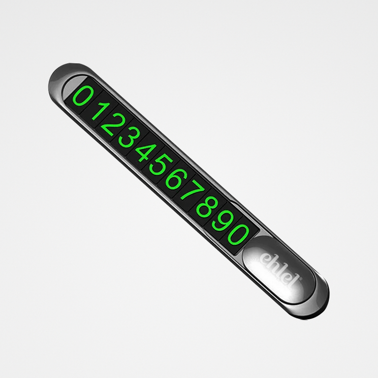 Durable & Discreet Temporary Parking Card | Ehlel TP-01