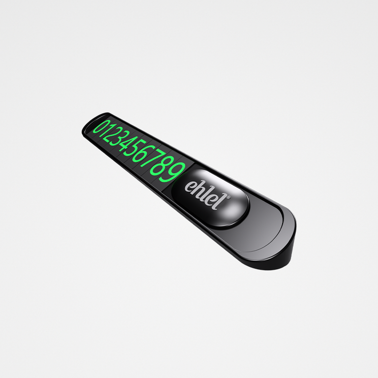 Durable & Discreet Temporary Parking Card | Ehlel TP-01