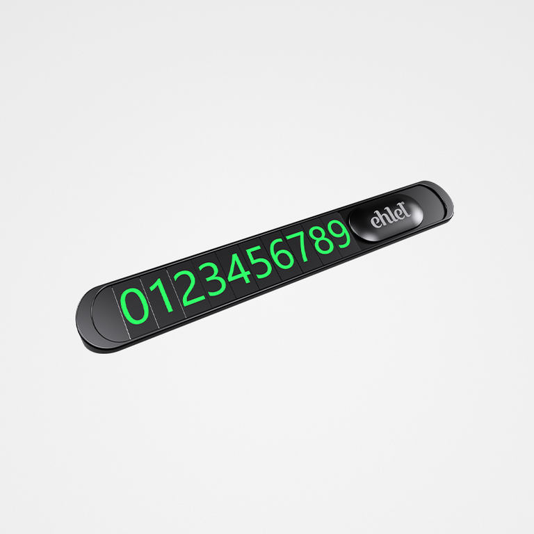 Durable & Discreet Temporary Parking Card | Ehlel TP-01