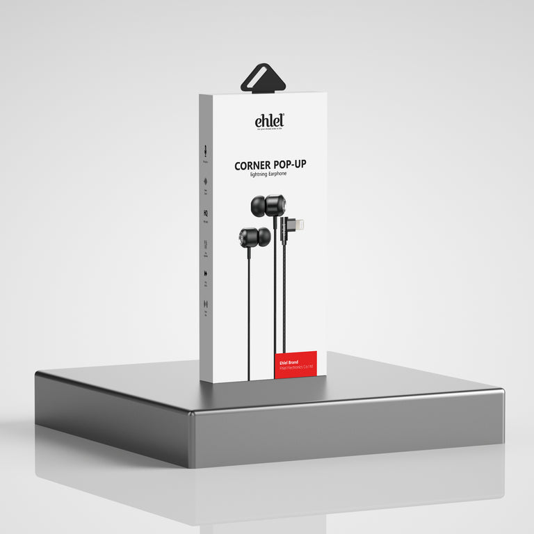 Silver Rings Earphone Lightning Corner Pop-up | Ehlel SL-203