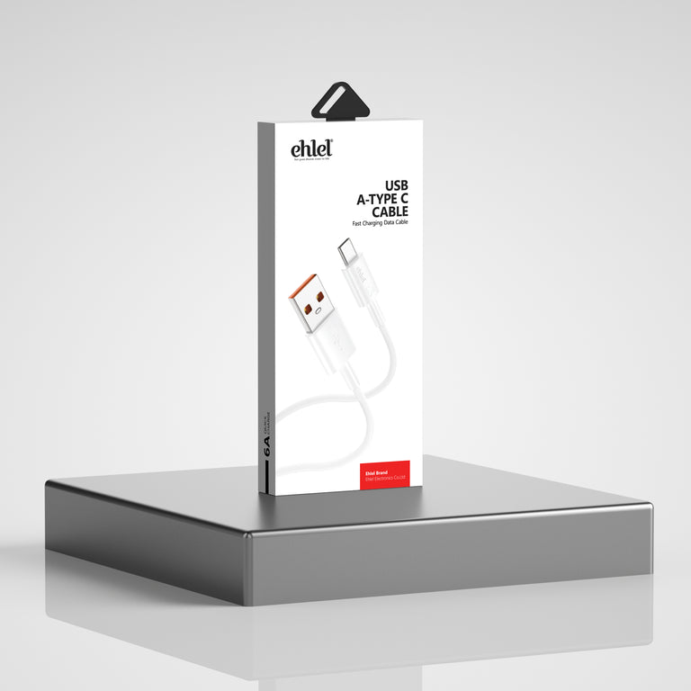Blazing-Fast Type-C Charging, 6A Powerhouse (1.2M) | Ehlel ECB12