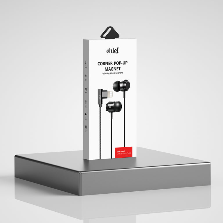 Pop-up Magnet Earphones Lightning Corner | Ehlel SL-303