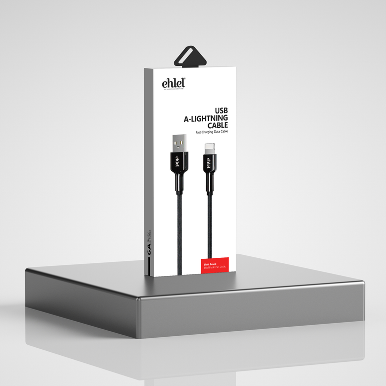 USB A to Lightning Cable, Lightning-Fast Power, Unmatched Durability (PD 200W Zinc Alloy) | Ehlel ECB13