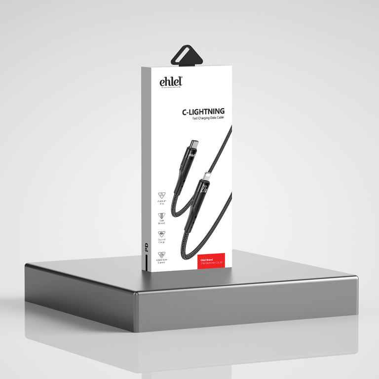 PD 27W Type-C to Lightning Cable - Sleek Design, Rapid Power Delivery | Ehlel ECH85