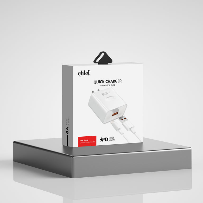 Fast & Safe US Charger with Micro USB Cable | Ehlel EUHM18