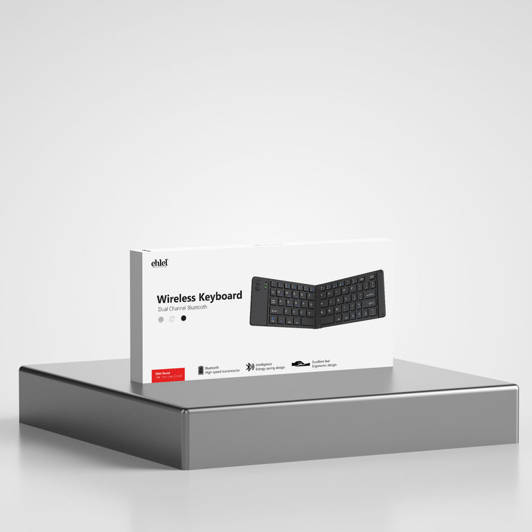 Foldable Bluetooth Keyboard - Multitasking Master, Unfold Your Productivity | Ehlel EK-003
