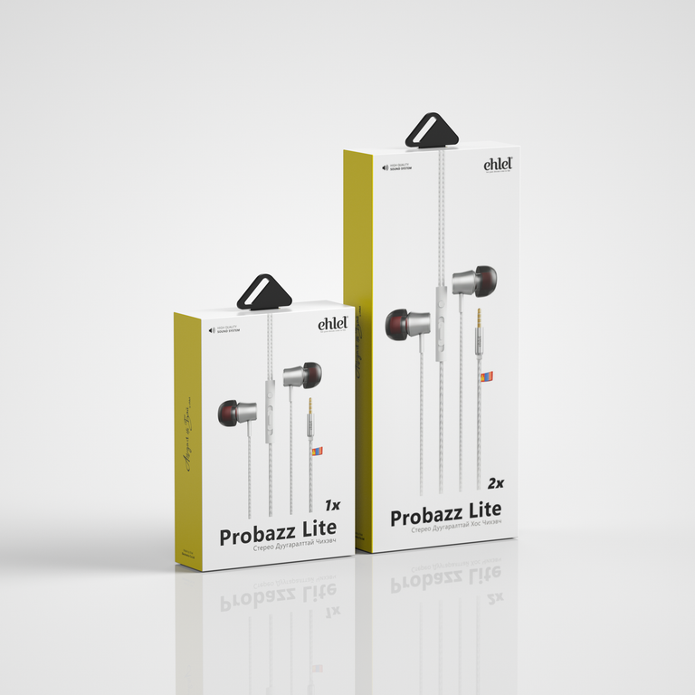 Probazz Lite 1x Wired Earphone Immersive Sound, Comfortable Fit | Ehlel PB-02